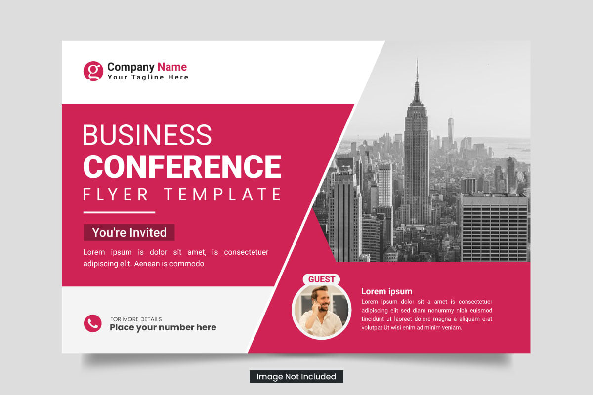 Template #323010 Flyer Conference Webdesign Template - Logo template Preview