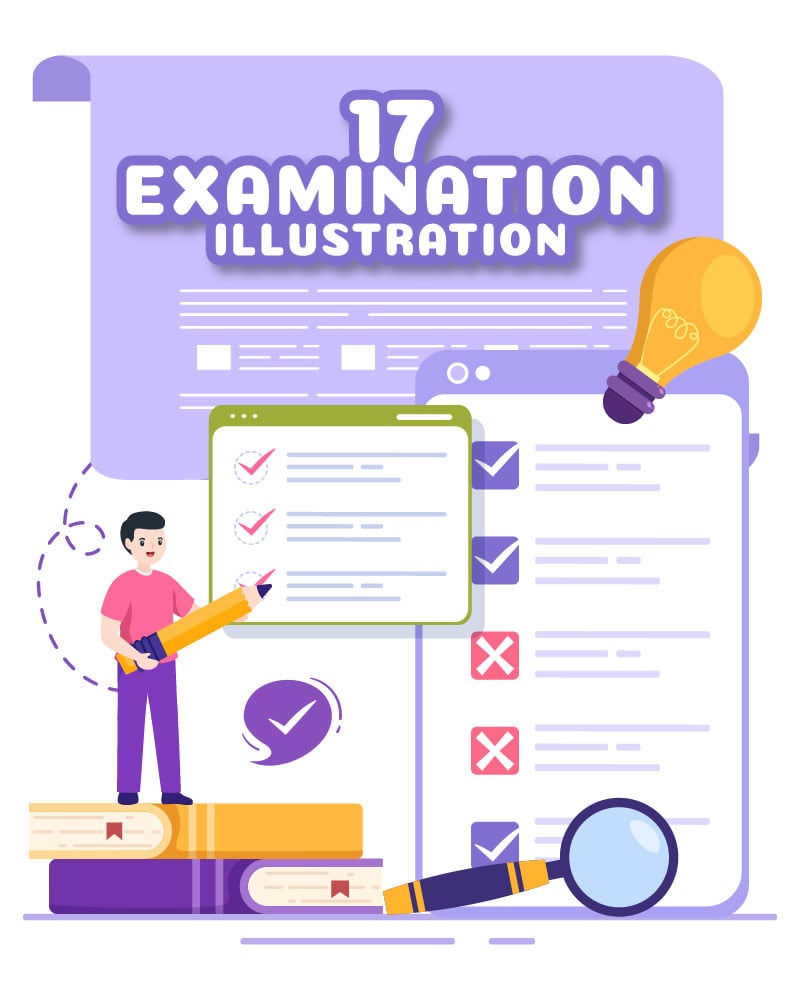 Kit Graphique #323063 Examination Exam Divers Modles Web - Logo template Preview