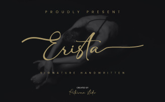 Erista - Handwriting Font