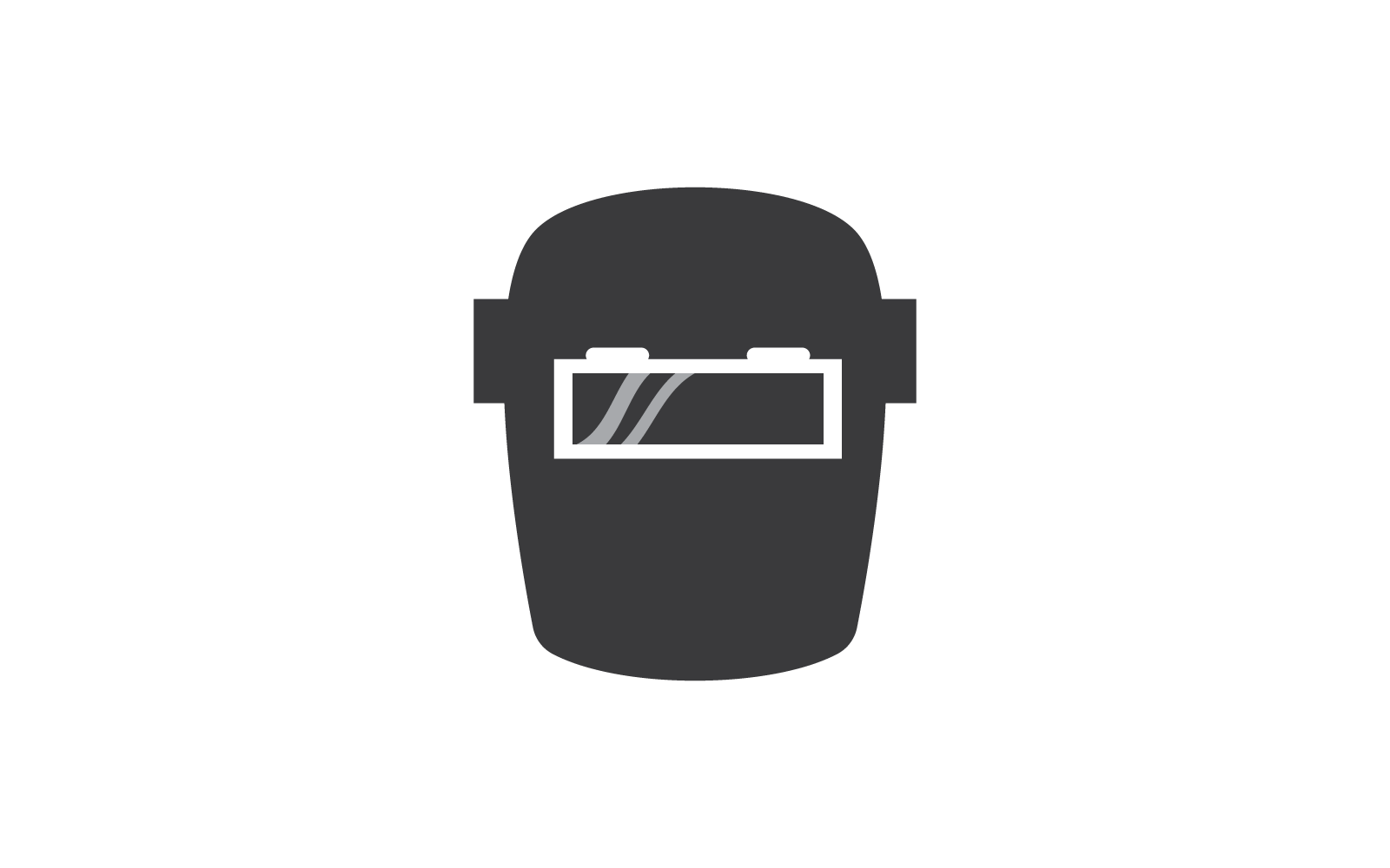 Welding mask logo illustration vector template