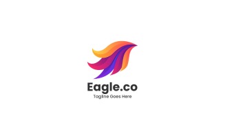 Eagle Colorful Logo Style 1