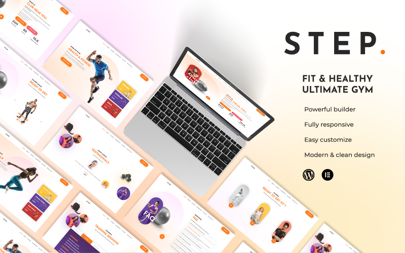 Step - Fit & Healthy Gym Wordpress Theme WordPress Theme