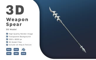 Weapon Spear Game 3D Models