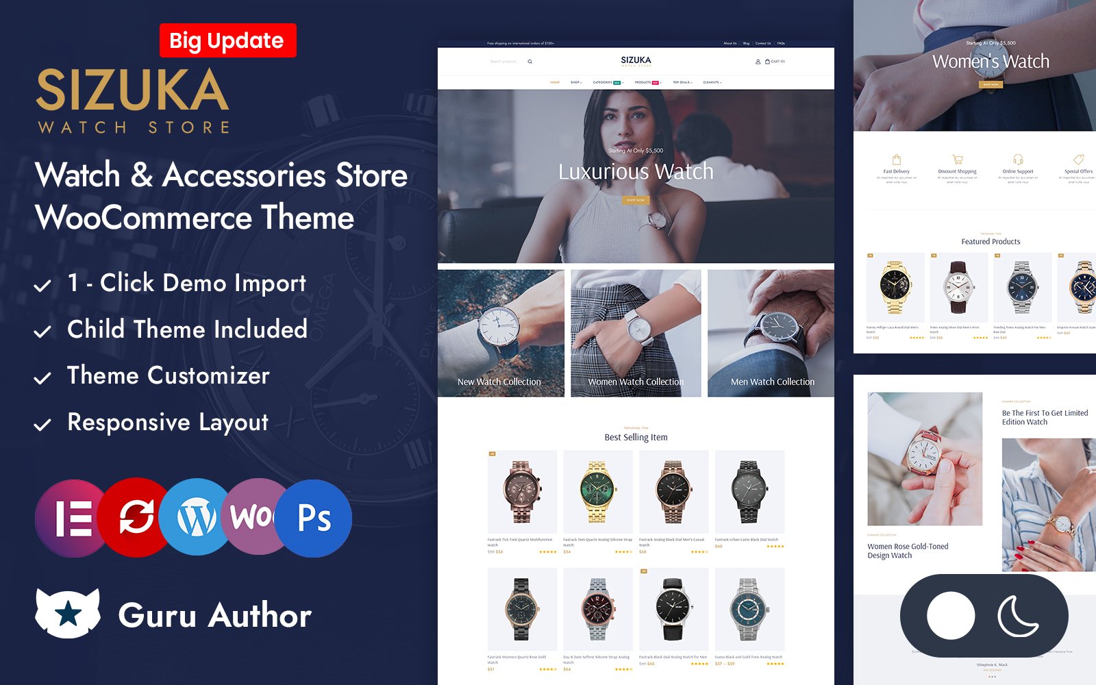 Template #323249 Smart Watch Webdesign Template - Logo template Preview