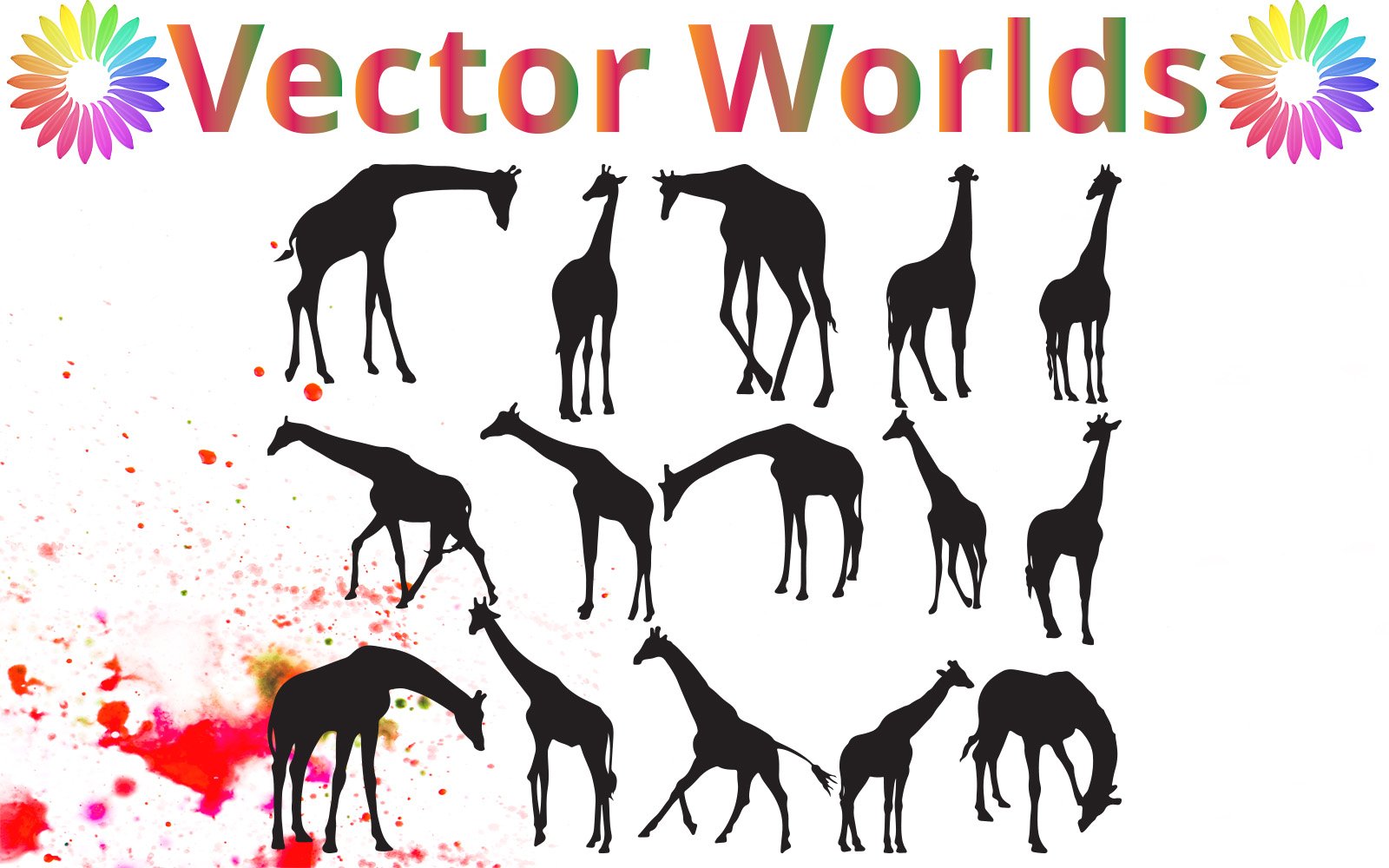 Kit Graphique #323264 Girafe Girafes Divers Modles Web - Logo template Preview