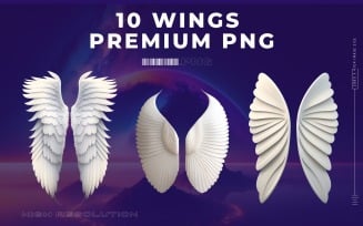 Angel's Wings Premium PNG Clipart Vol.3
