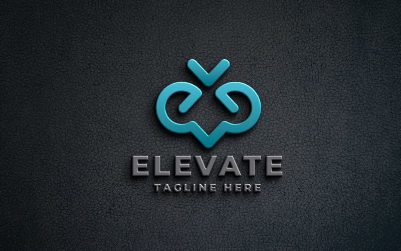 Elevate - Letter E Logo Temp Logo Template