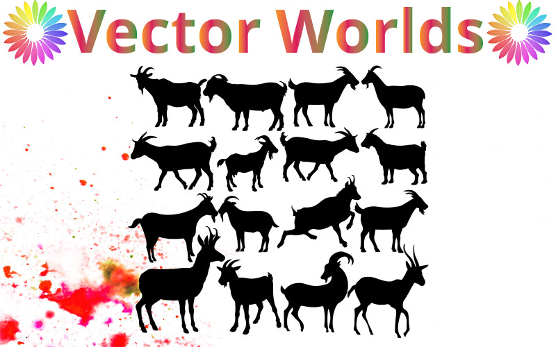 Goat svg, Goats svg, Animal svg, Animals, Anime, SVG, ai, pdf, eps, svg, dxf, png, Vector Illustration