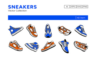 Sneakers Vector Illustration