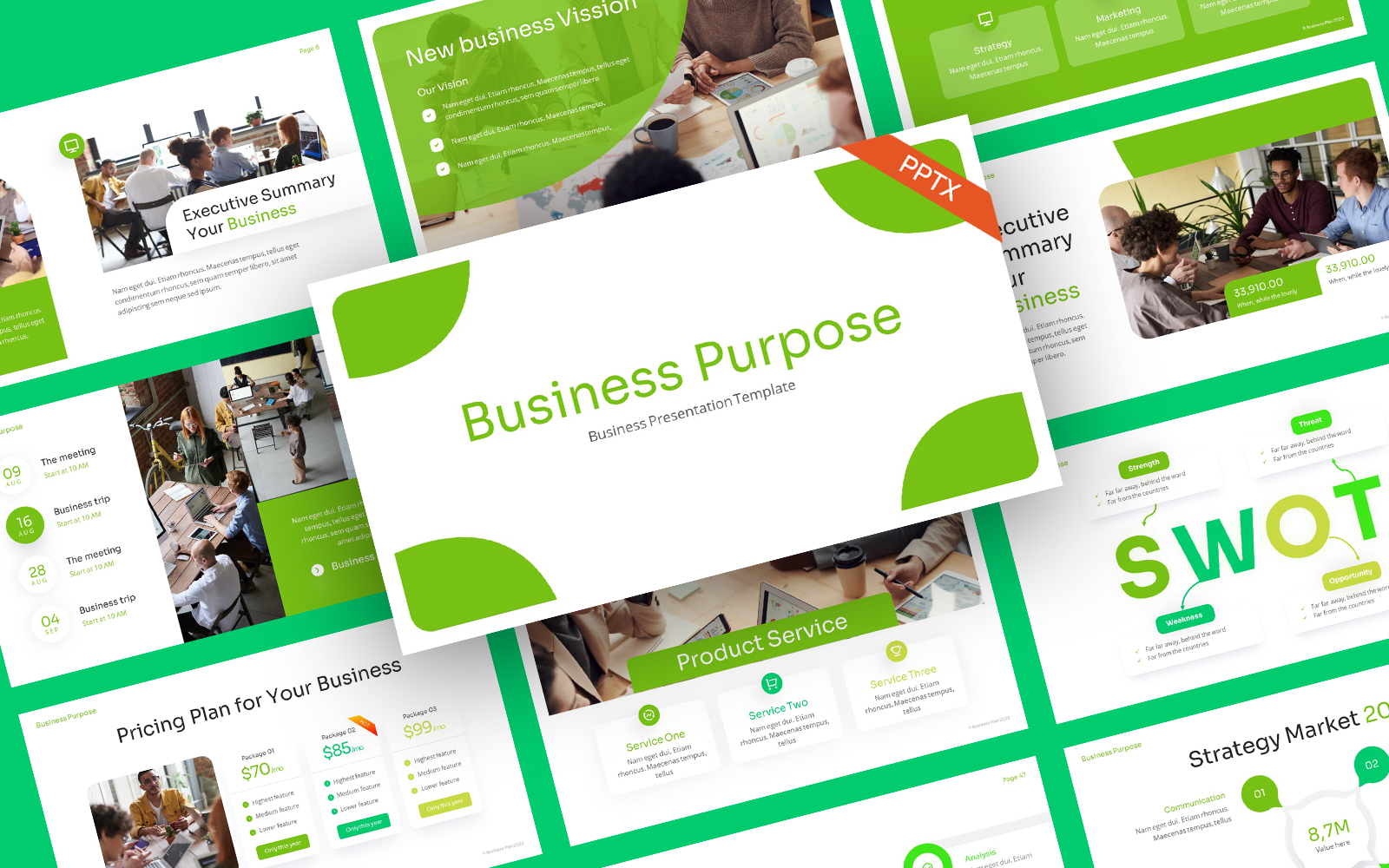 Kit Graphique #323332 Business Plan Web Design - Logo template Preview