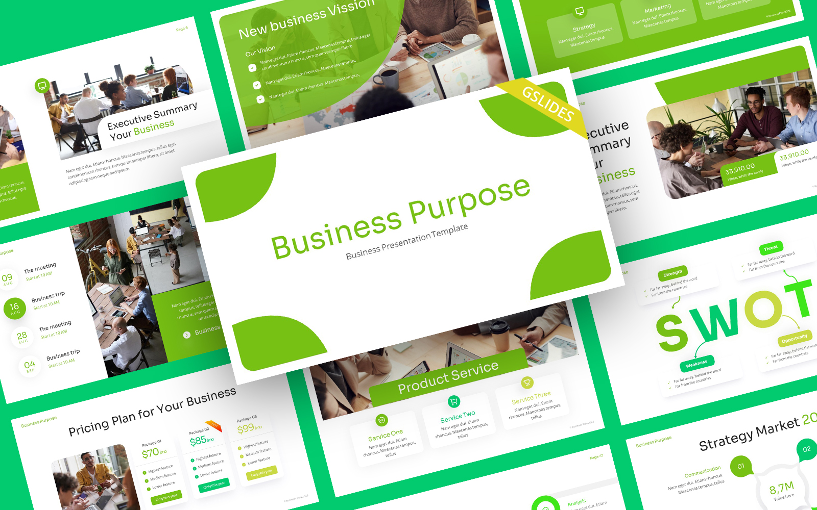 Template #323334 Business Plan Webdesign Template - Logo template Preview