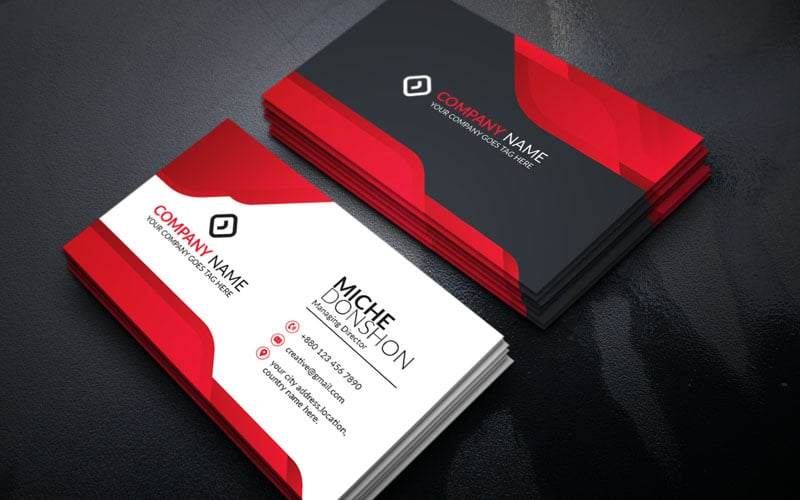 Template #323368 Business Card Webdesign Template - Logo template Preview