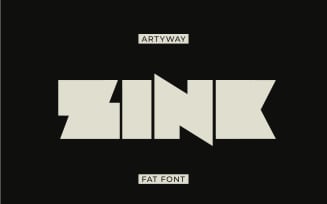 Fat Space Font for Logo and Headline