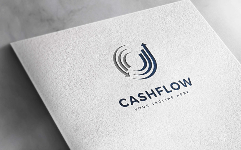 Cash Flow Logo Accounting Logo Template