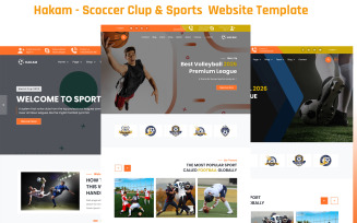 Hakam - Scoccer Clup & Sports Website Template