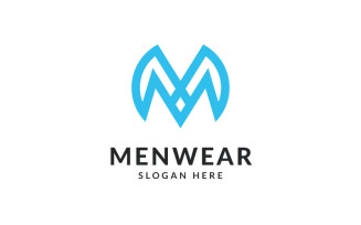 Letter M Monogram Logo Design Template
