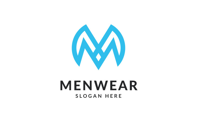 Letter M Monogram Logo Design Template Logo Template
