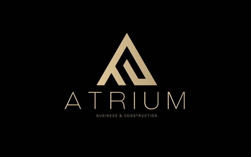 Logo Atrium Business Construction (AI) Logo Template