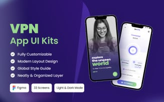 OnVPN- VPN Complete App UI Kit