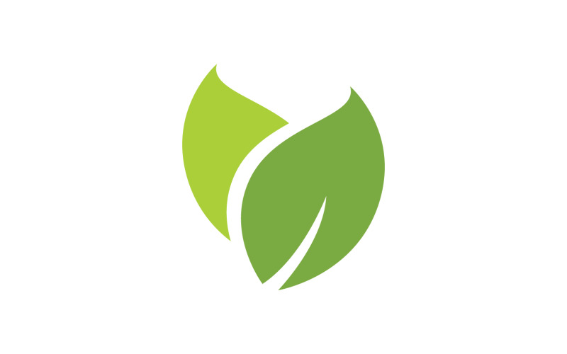 Leaf green ecology nature leaf tree v14 Logo Template