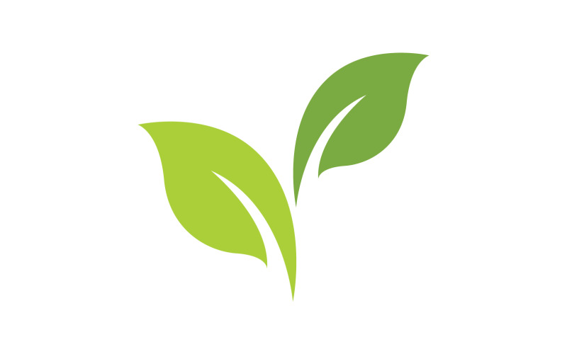 Leaf green ecology nature leaf tree v16 Logo Template