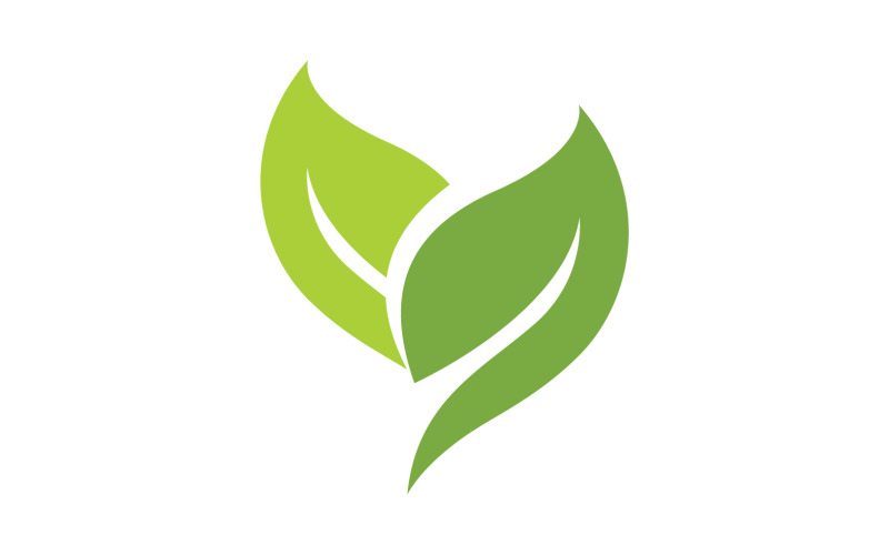 Leaf green ecology nature leaf tree v17 Logo Template