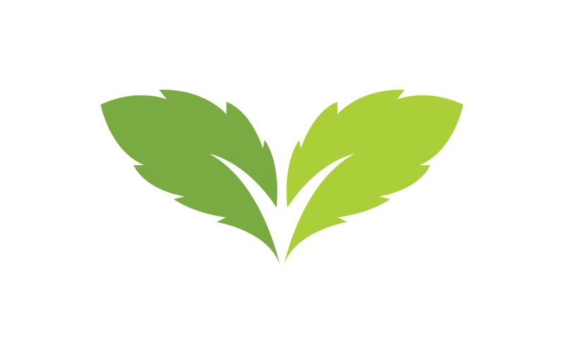 Leaf green ecology nature leaf tree v20 Logo Template