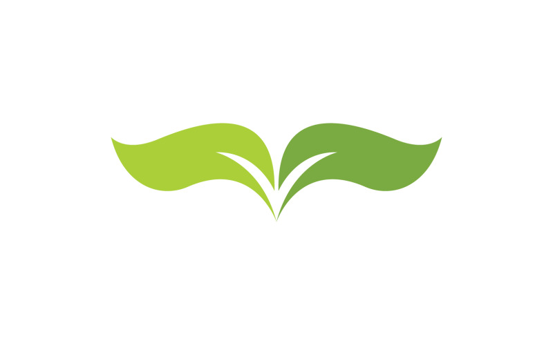 Leaf green ecology nature leaf tree v26 Logo Template