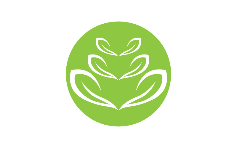 Leaf green ecology nature leaf tree v31 Logo Template