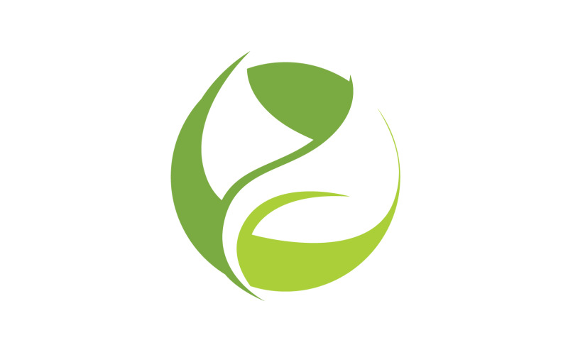 Leaf green ecology nature leaf tree v35 Logo Template