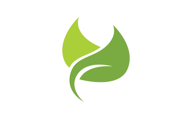 Leaf green ecology nature leaf tree v3 Logo Template