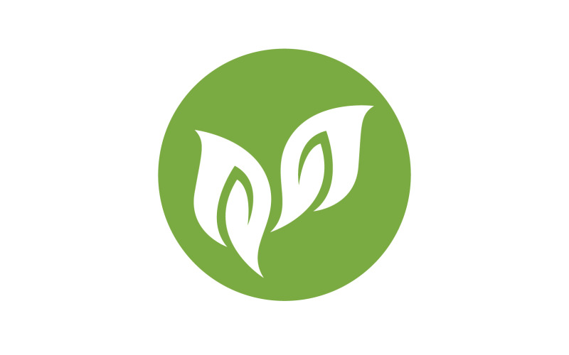 Leaf green ecology nature leaf tree v42 Logo Template