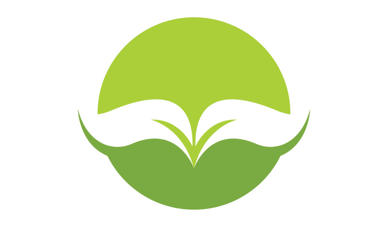 Leaf green ecology nature leaf tree v53 Logo Template