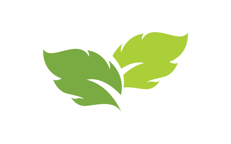 Leaf green ecology nature leaf tree v7 Logo Template