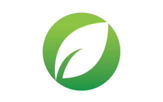 Leaf green logo ecology nature leaf tree v30