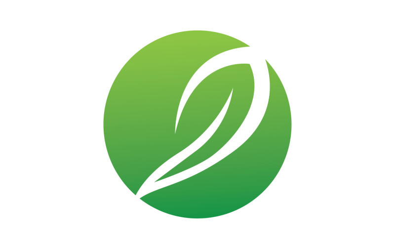 Leaf green logo ecology nature leaf tree v31 Logo Template