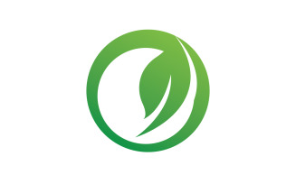 Leaf green logo ecology nature leaf tree v40