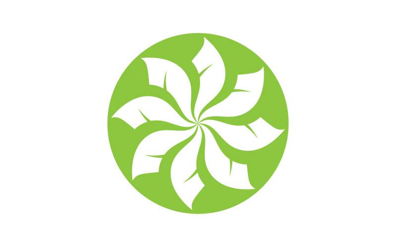 Logos of green Tree leaf ecology decoration leaf v26 Logo Template
