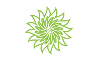 Logos of green Tree leaf ecology decoration leaf v27