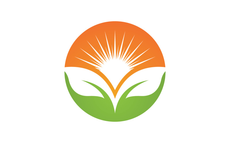 Logos of green Tree leaf ecology decoration leaf v29 Logo Template