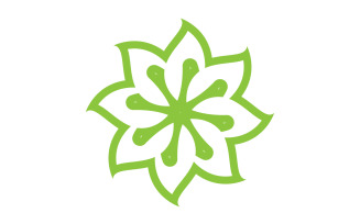 Logos of green Tree leaf ecology decoration leaf v31
