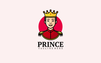 Prince Cartoon Logo Template