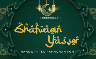 Shafwaein Yasser - Ramadhan Font