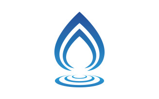 Waterdrop fresh nature energy logo v11