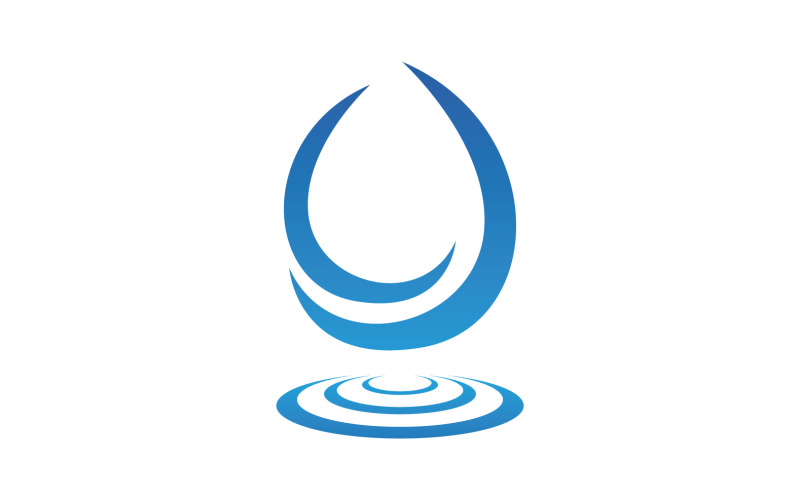 Waterdrop fresh nature energy logo v14 Logo Template