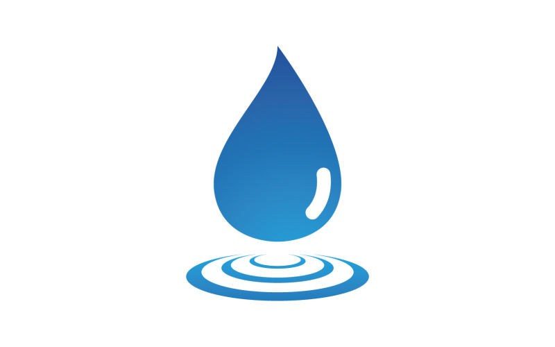 Waterdrop fresh nature energy logo v1 Logo Template