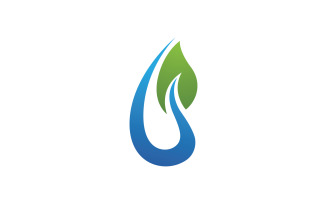 Waterdrop fresh nature energy logo v21