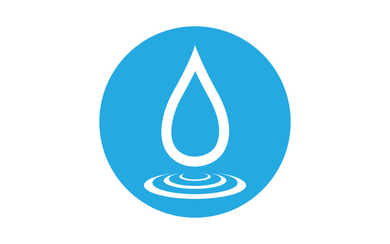 Waterdrop fresh nature energy logo v25 Logo Template