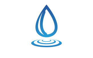 Waterdrop fresh nature energy logo v27