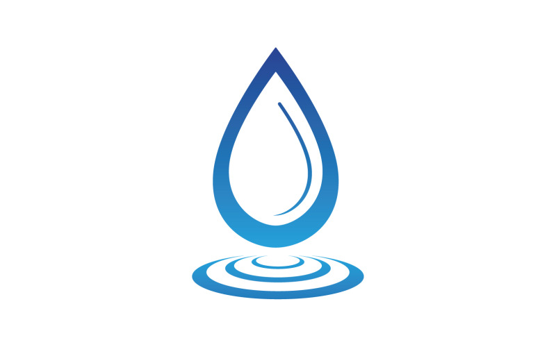 Waterdrop fresh nature energy logo v3 Logo Template